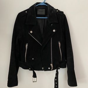 Blank NYC Suede Biker Jacket
